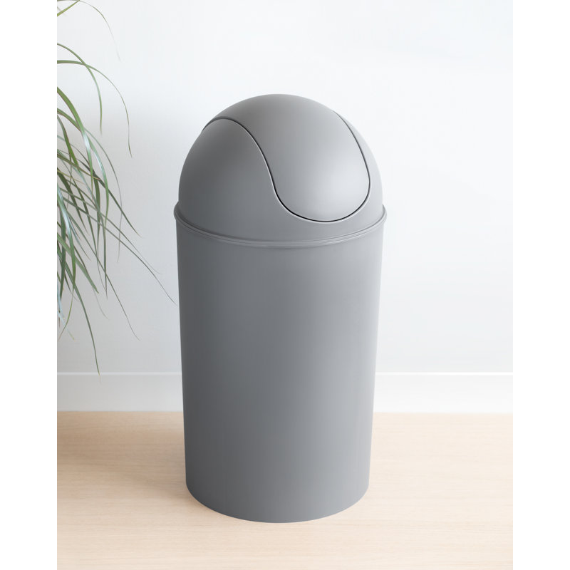 Umbra Grand Plastic 10 Gallon Swing Top Trash Can & Reviews Wayfair.ca